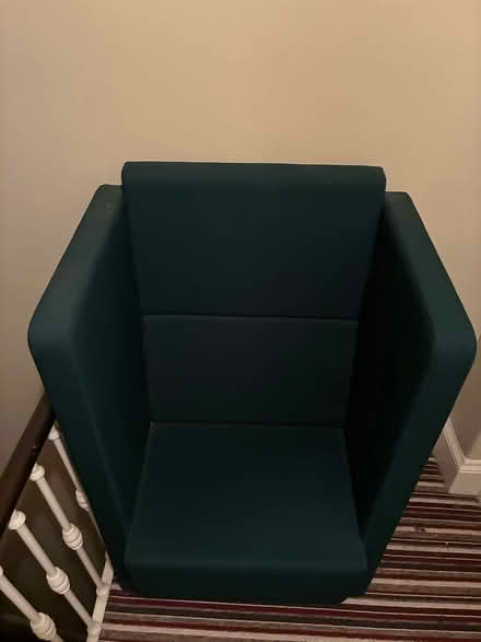 Photo of free Upholstery green sofa chair (GL50) #2