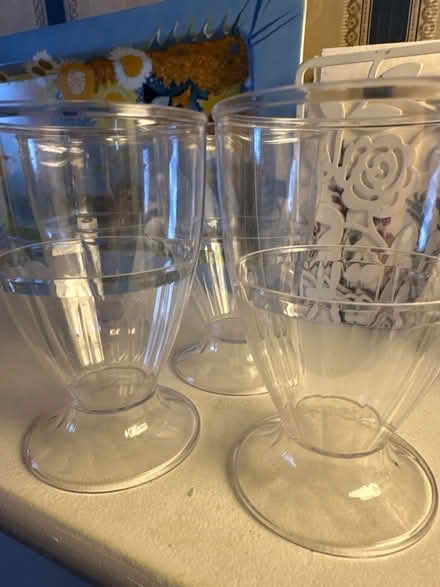 Photo of free 4 x plastic sundae dishes (Ashford TW15) #2