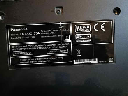 Photo of free 32" Panasonic TV (Corbridge NE45) #3