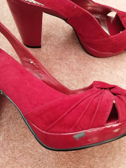 Photo of free Red slingback high heels (Lewisham SE3) #4