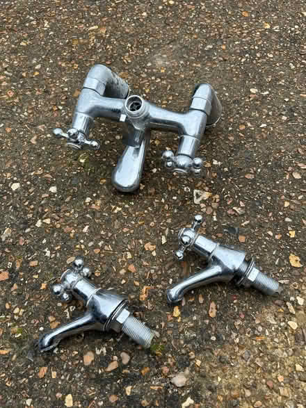 Photo of free Victorian style taps and bath mixer (Trumpington Ward CB2) #1