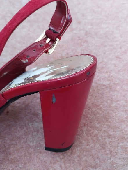 Photo of free Red slingback high heels (Lewisham SE3) #3