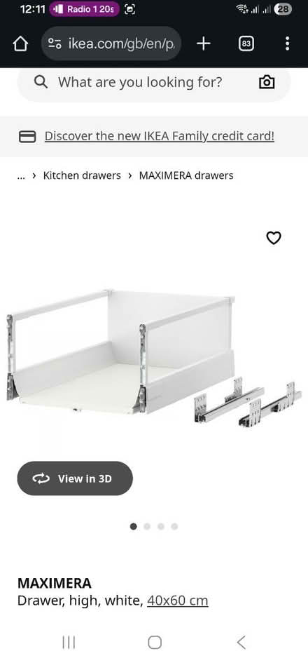 Photo of free Ikea Maximera drawers (N15 next to Chestnuts Park) #1