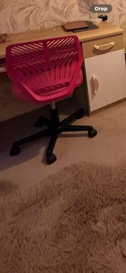 Photo of free pink desk chair (Buntingford SG9) #1