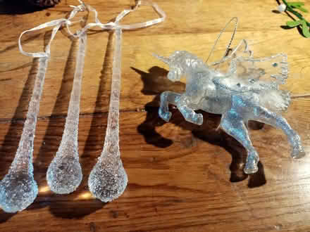 Photo of free Glass Christmas ornaments etc (Victoria SW1) #1