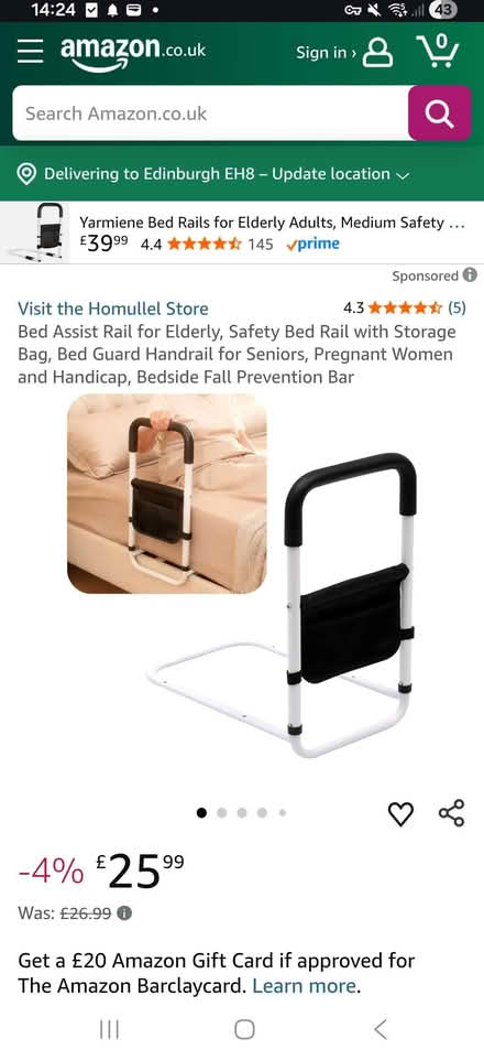 Photo of Mobility rail (Northfield EH8) #1