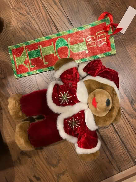 Photo of free christian boxes, stuffed bear (Lawrence/ El Camino Real) #2