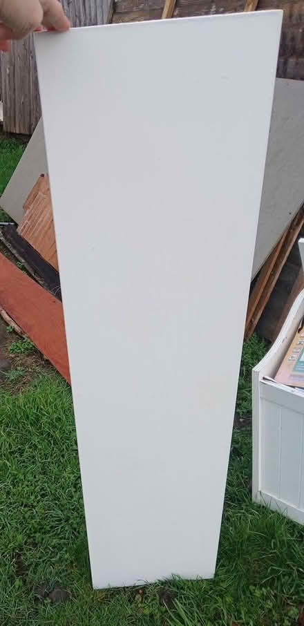 Photo of free Ikea white shelf 120x30 (SE9) #3