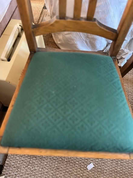 Photo of free Two sturdy upholstered wood chairs: Tetbury (Tetbury GL8) #1