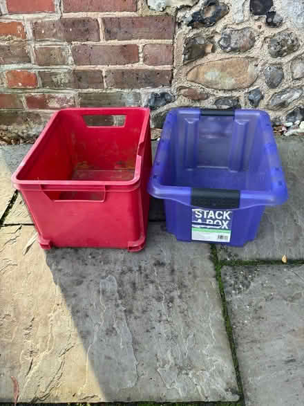 Photo of free 10 Plastic Storage boxes (Yapton BN18) #3