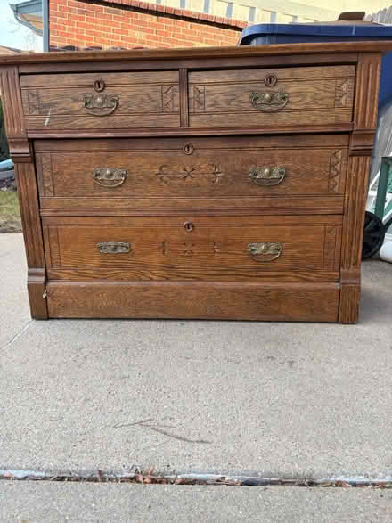 Photo of free Wood dresser (Green Mountain) #1