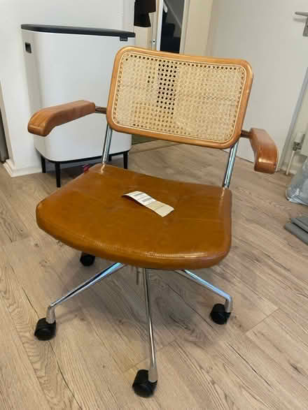 Photo of free Office chair on casters (NW6 West Hampstead) #2