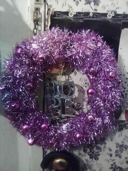 Photo of free Xmas Purple Wreath 10031 (Hamilton Heights 10031) #1