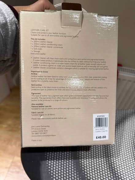 Photo of free Leather car kit (Sale Moor M33) #2