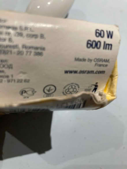 Photo of free 2 small screw fit bulbs (Loughton IG10) #3