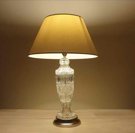 Photo of free Lovely cut glass lamp with Shade (TW7) #1