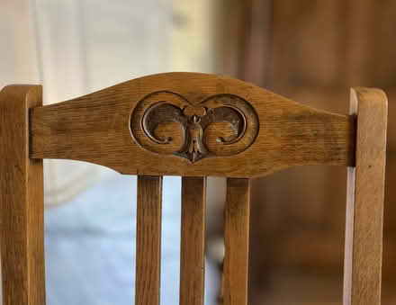 Photo of free Two sturdy upholstered wood chairs: Tetbury (Tetbury GL8) #2