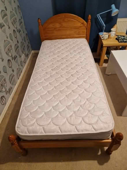 Photo of free Single bed and mattress (Upper Weston) #2