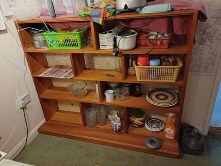 Photo of free Pine book shelves, display shelves (Stourport, Worcs, DY13) #3