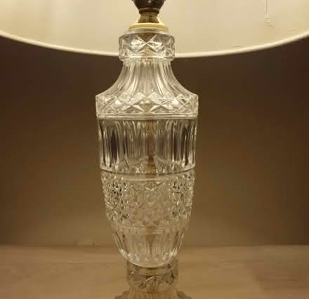 Photo of free Lovely cut glass lamp with Shade (TW7) #2