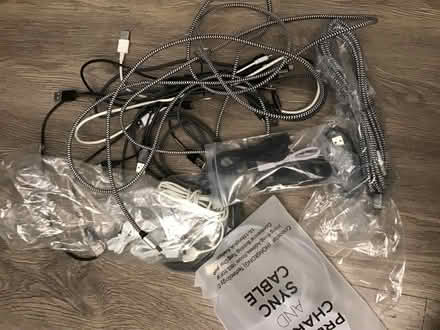 Photo of free USB A cables in various lengths (Foothill Expwy & Stevens Creek) #1