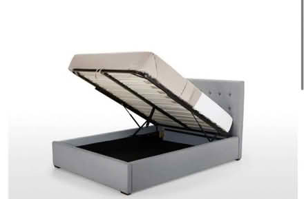 Photo of free Superking sized ottoman storage bed frame (Ware SG12) #3