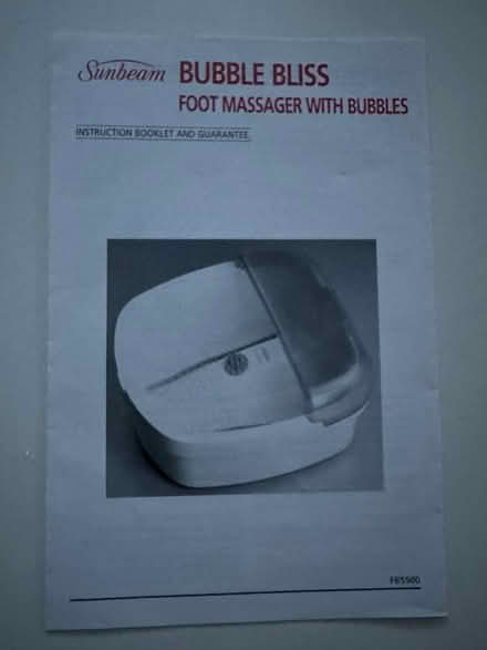 Photo of free Sunbeam Footspa (Watanobbi) #2