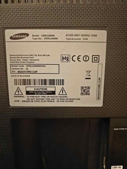 Photo of free 55 inch Samsung Smart 4k TV (Portsmouth) #3