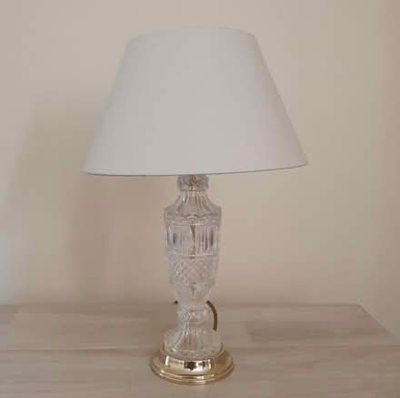 Photo of free Lovely cut glass lamp with Shade (TW7) #4