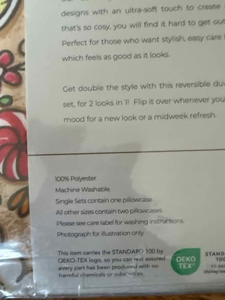 Photo of free Single bed duvet set (Five Mile Drive OX2) #4