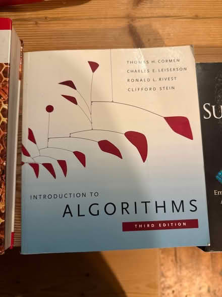 Photo of free Introduction to algorithms textbook (SW9 6LW) #1