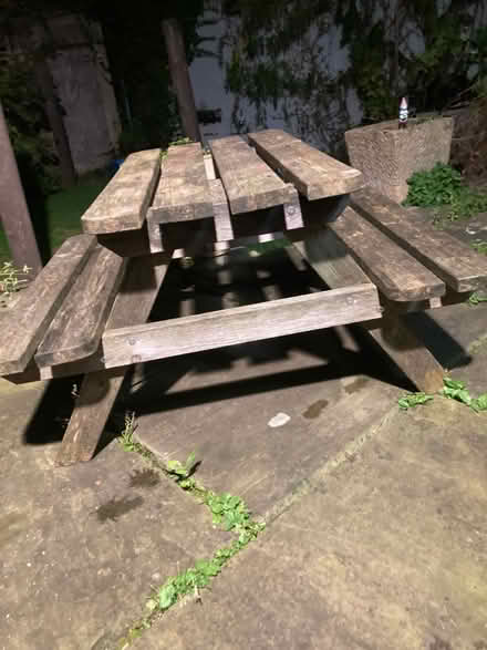 Photo of free Kid sized picnic table (Higher Walton Preston PR5) #3