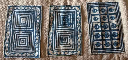 Photo of free Small Japanese Cotton Table Mats (Marin) #1