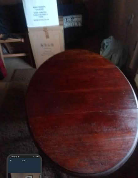 Photo of free 1930's occasional drop leaf table (Ronnis mount OL7) #2