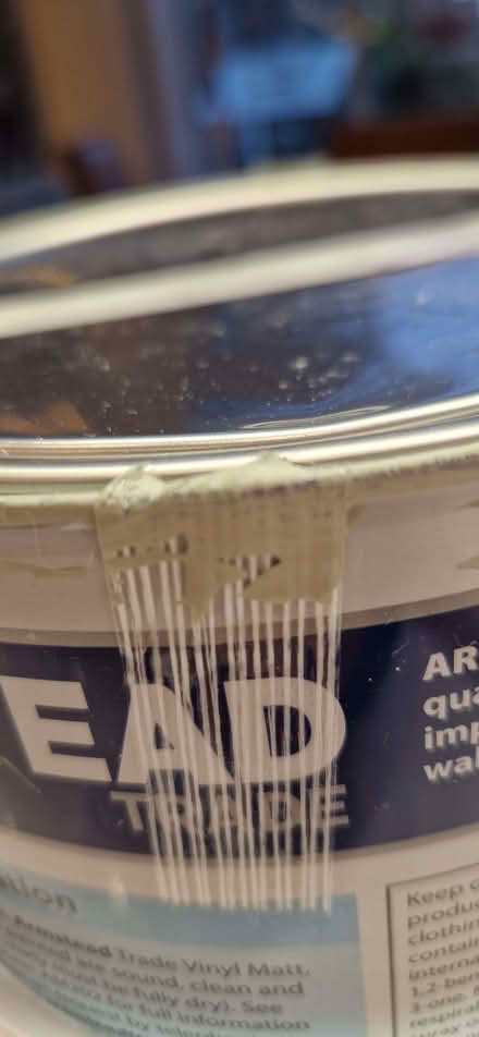 Photo of free 5l vinyl matt emulsion paint (Saint Ninians FK7) #2