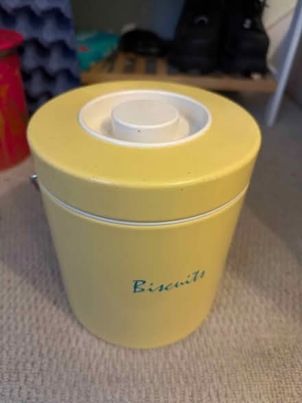 Photo of free Biscuit tin, dehumidifier section (Woodley RG5) #1