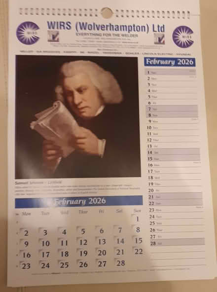 Photo of free 2026 Calendar (Stourport on Severn DY13) #2