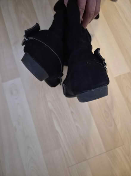 Photo of free Fake suede calf length boots Uk 5 (HA7) #2