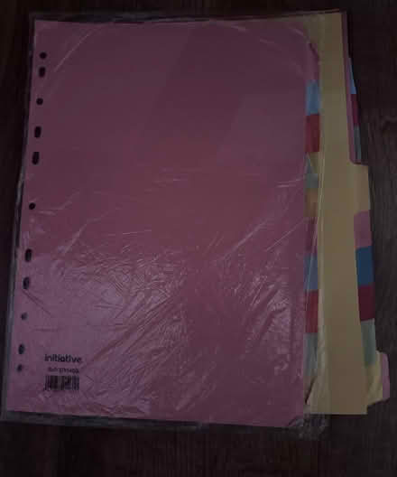 Photo of free Ring binder dividers (Risinghurst OX3) #1