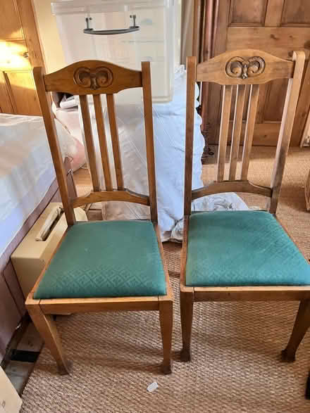 Photo of free Two sturdy upholstered wood chairs: Tetbury (Tetbury GL8) #3