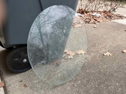 Photo of free Glass table top 19 3/4” (Downtown) #1