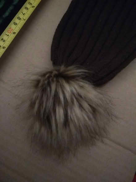 Photo of free Knitted brown hat with pompom (Dublin central) #2