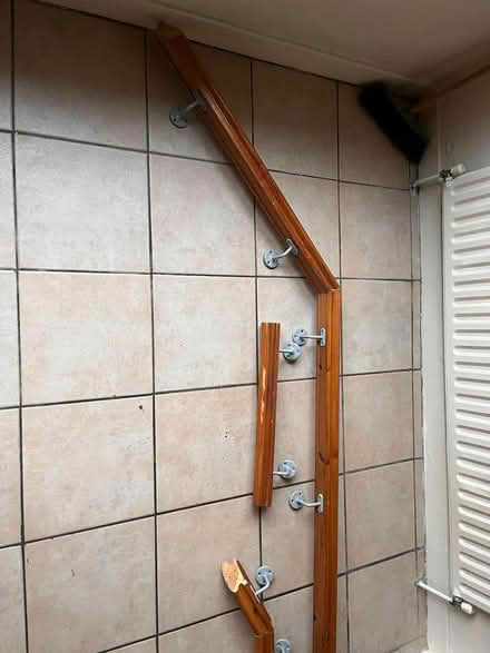 Photo of free 17ft of Handrail with brackets (Rathfarnham) #1