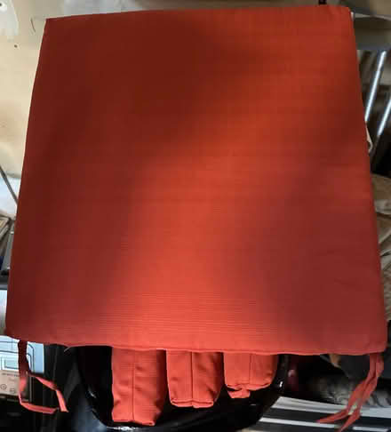 Photo of free Rust-colored outdoor chair cushions (west Cupertino) #1