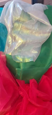 Photo of free Coloured Net Fabric various colours 12 yards total (Emsworth PO10) #1