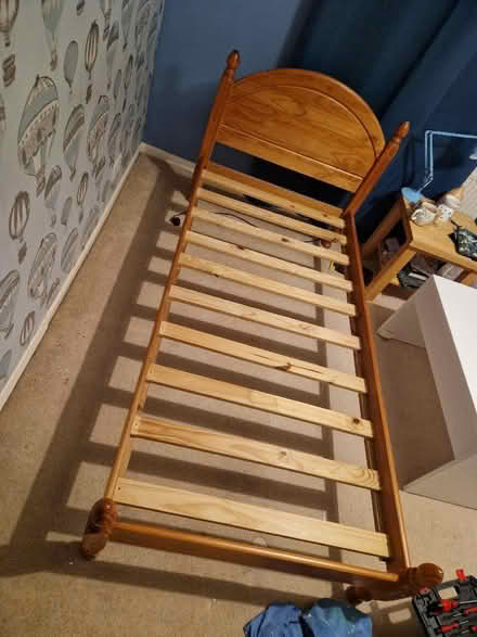 Photo of free Single bed and mattress (Upper Weston) #3