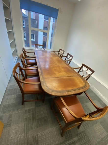 Photo of free Board Room Table and 8 Chairs (Warren Street, W1T) #1