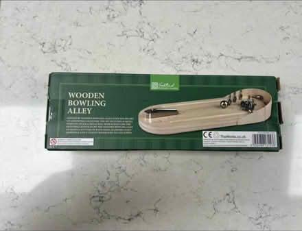 Photo of free Miniature wooden bowling alley (Sale Moor M33) #1