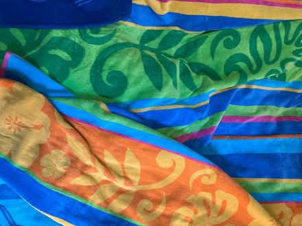 Photo of free beach towels & flip-flops (Fulton Street Station) #2