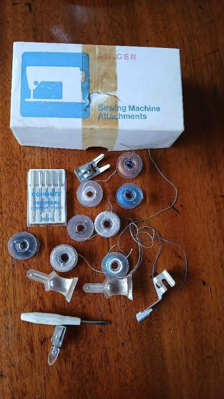 Photo of free Box of Singer Spools, screwdriver, oil (Lexden CO3) #1